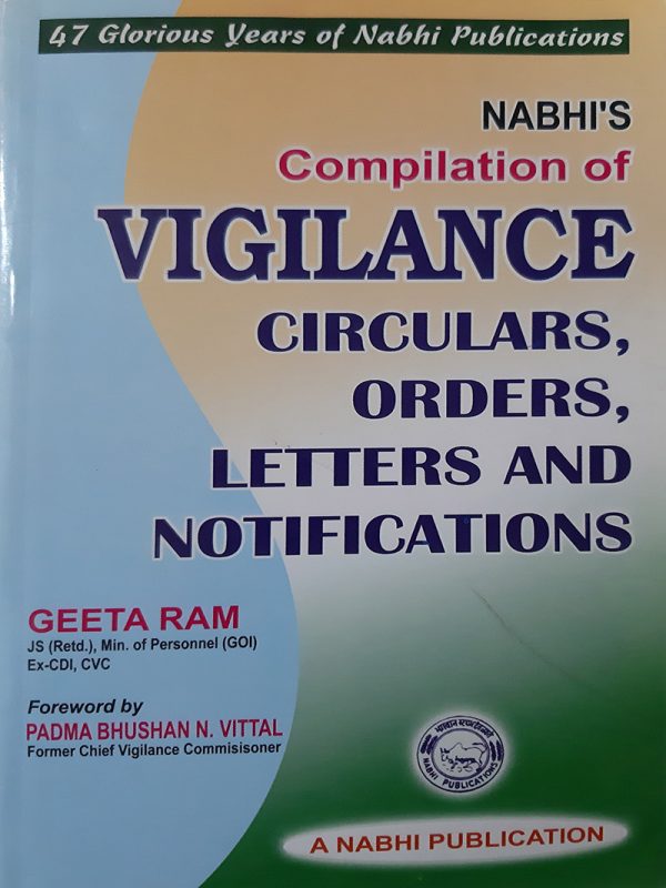 Compilation Of Vigilance Circulars Orders Letters And Notifications ...