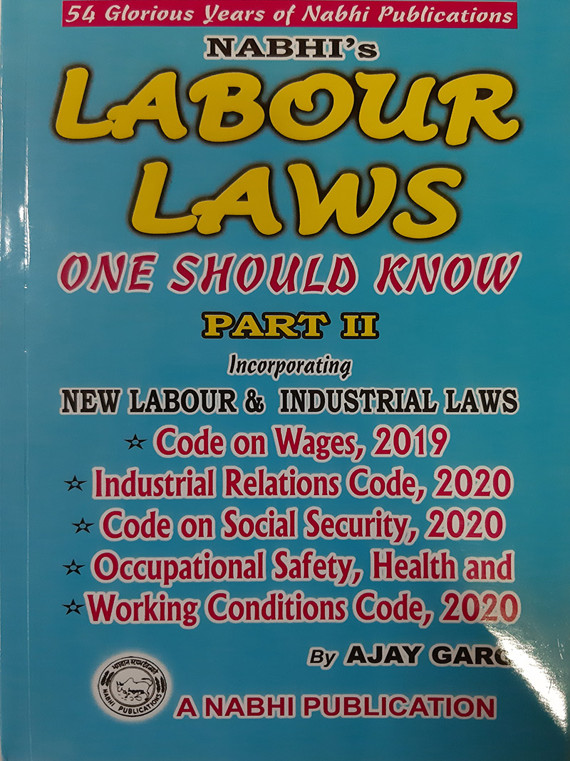 Labour Laws One Should Know Part II Nabhi Publications